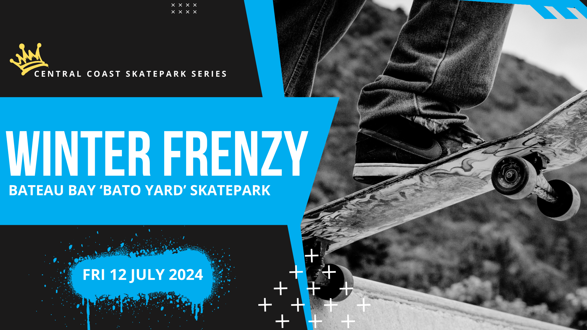 School Holiday Program: Central Coast Skatepark Series - Winter Frenzy 