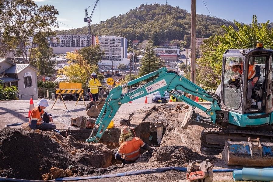 Gosford CBD water and sewer infrastructure upgrades