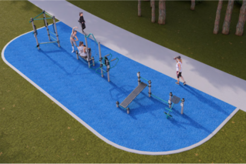 Lions Park, Chittaway Bay playspace concept image