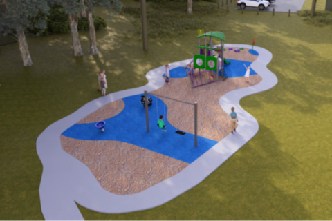 Woodland Park, Budgewoi playspace concept image